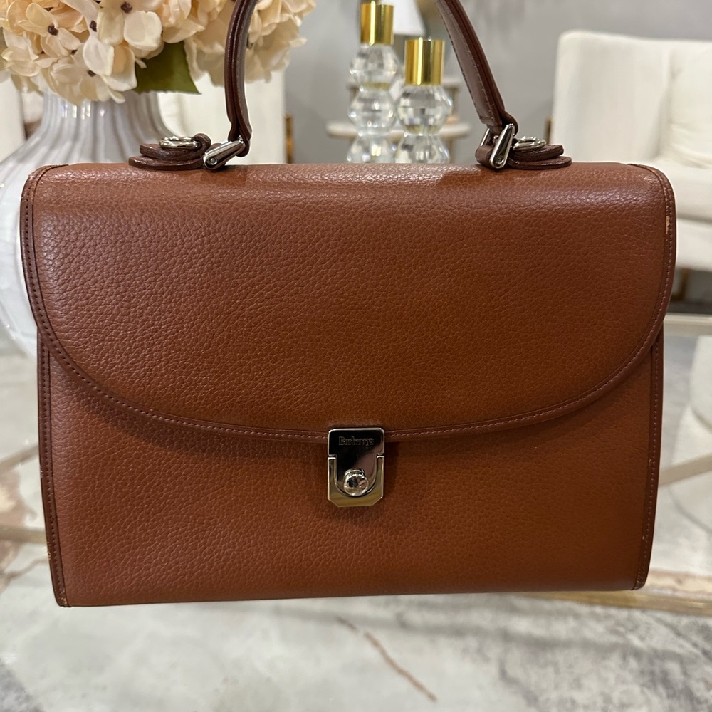 Vintage Burberry’s top handle bag